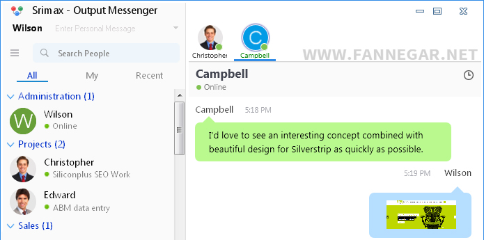 output messenger-1.net