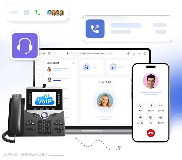 انتقال تماس به موبایل در ایزابل (ویپ) در مشهد